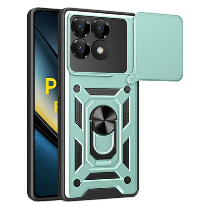 Capa para Xiaomi Poco F6 Pro, Techsuit, CamShield, Verde