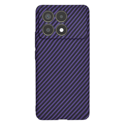 Capa para Xiaomi Poco F6 Pro, Techsuit, Carbonite FiberShell, Roxo