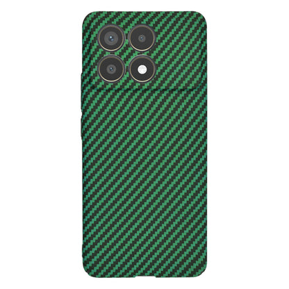 Capa para Xiaomi Poco F6 Pro, Techsuit, Carbonite FiberShell, Verde