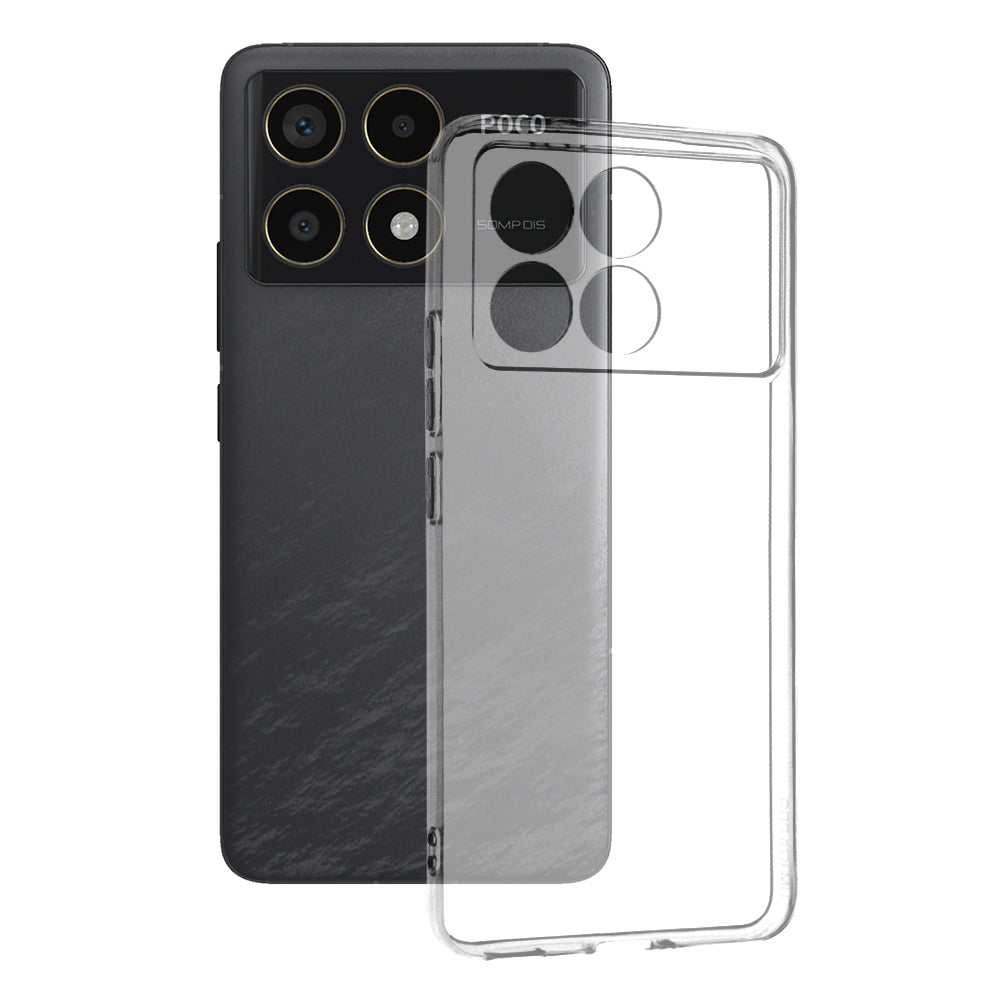 Capa para Xiaomi Poco F6 Pro, Techsuit, Transparente, Transparência