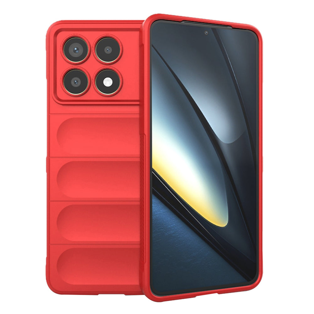 Capa para Xiaomi Poco F6 Pro, Techsuit, Magic Shield, Vermelha