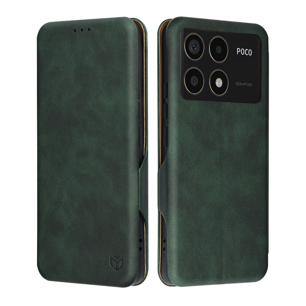 Capa para Xiaomi Poco F6 Pro, Techsuit, Safe Wallet Plus, Verde