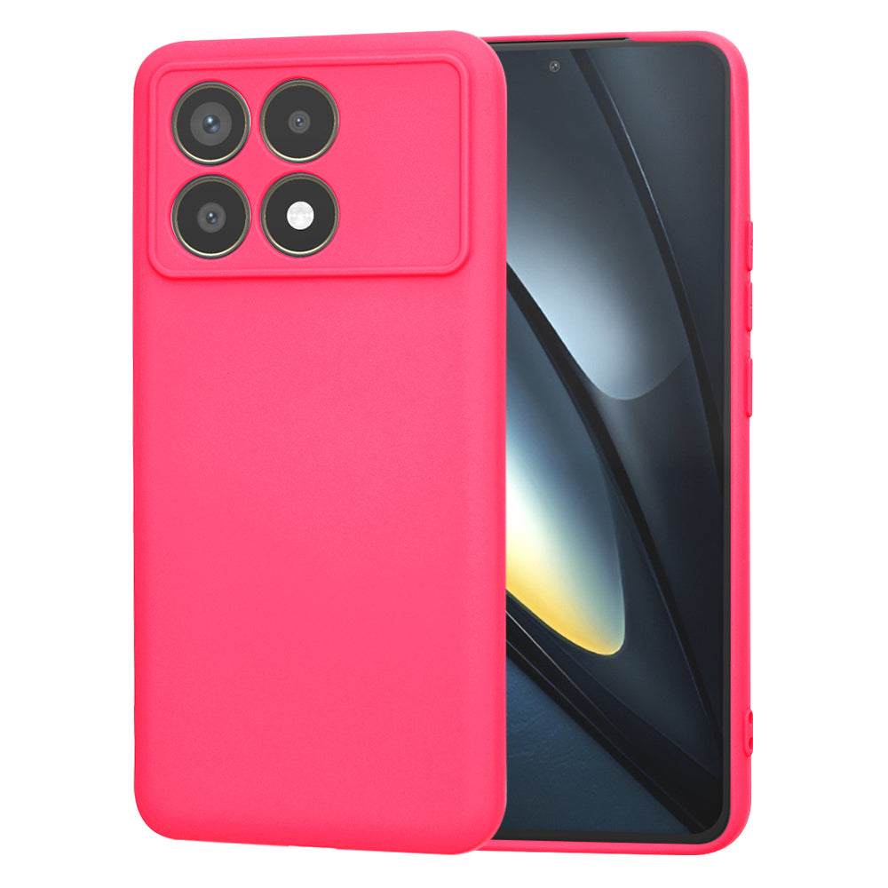 Capa para Xiaomi Poco F6 Pro, Techsuit, SoftFlex, Rosa Escuro