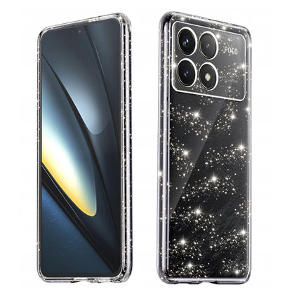 Capa para Xiaomi Poco F6 Pro, Techsuit, SparkleSkin, Transparente