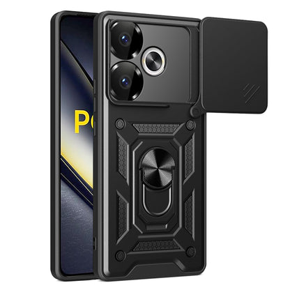Capa para Xiaomi Poco F6, Techsuit, CamShield, Preta