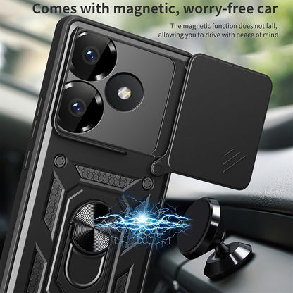 Capa para Xiaomi Poco F6, Techsuit, CamShield, Preta
