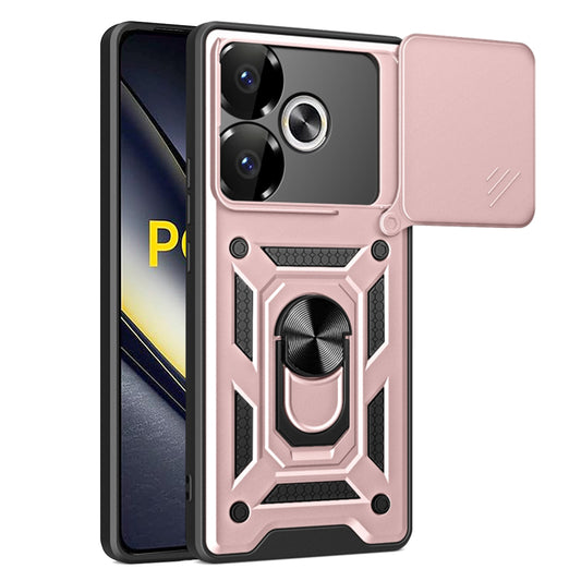 Capa para Xiaomi Poco F6, Techsuit, CamShield, Rosa