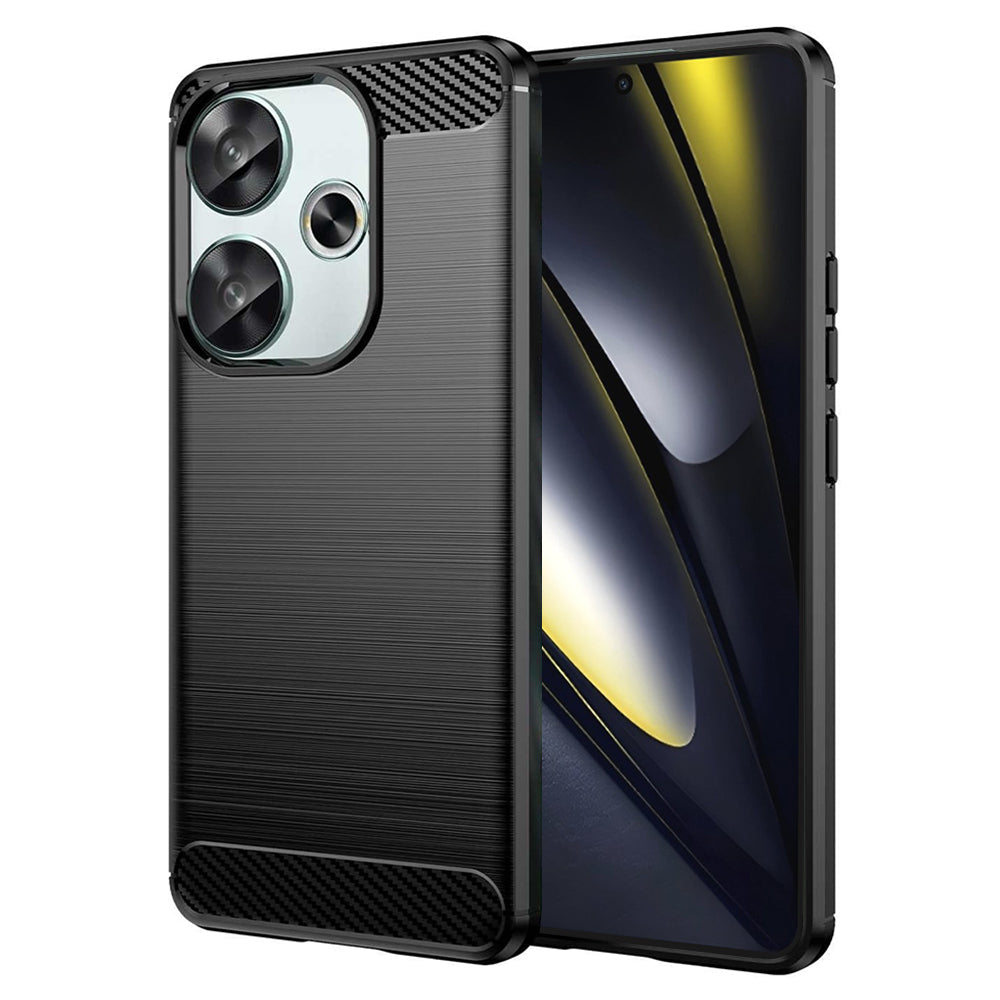 Case for Xiaomi Poco F6, Techsuit, Carbon, Black