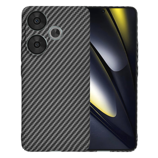 Capa para Xiaomi Poco F6, Techsuit, Carbonite FiberShell, Preta