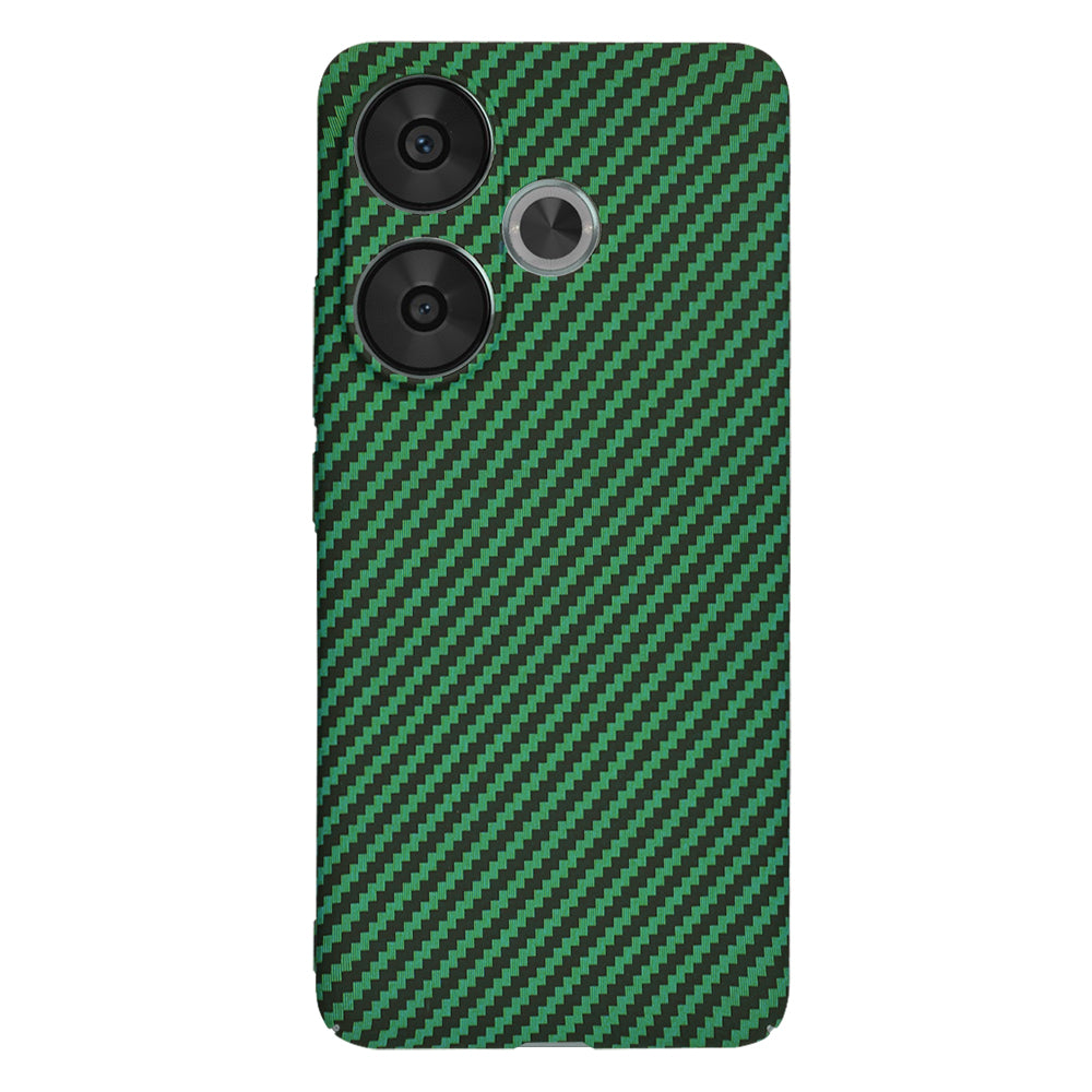 Capa para Xiaomi Poco F6, Techsuit, Carbonite FiberShell, Verde