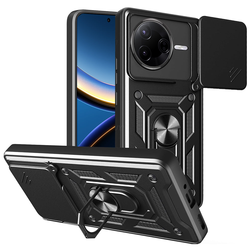 Capa para Xiaomi Poco F7 Pro, Techsuit, CamShield, Preta
