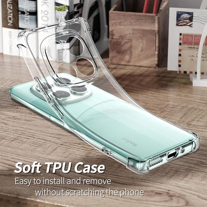 Capa para Xiaomi Poco F7 Pro, Techsuit, Shockproof Clear, Transparente