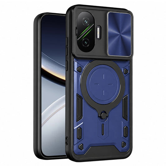 Capa para Xiaomi Poco F7, Techsuit, CamGuard Pro, Azul