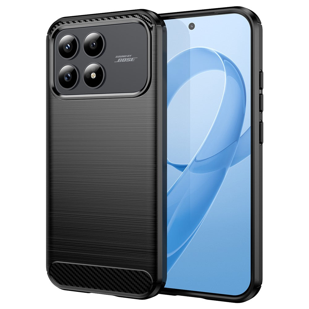 Capa para Xiaomi Poco F8 Pro, Techsuit, Carbono, Preta
