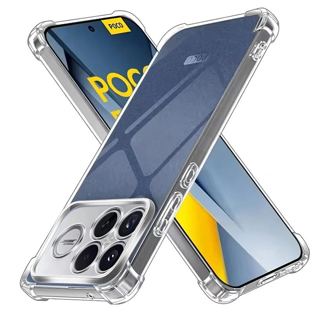 Capa para Xiaomi Poco F8 Ultra, Techsuit, Shockproof Clear, Transparente