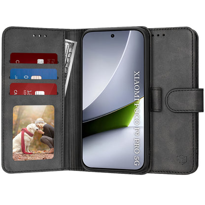 Case for Xiaomi Poco F9 Pro, Techsuit, Diary Book, Black
