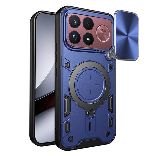 Capa para Xiaomi Poco F9 Ultra, Techsuit, CamGuard Pro, Azul

