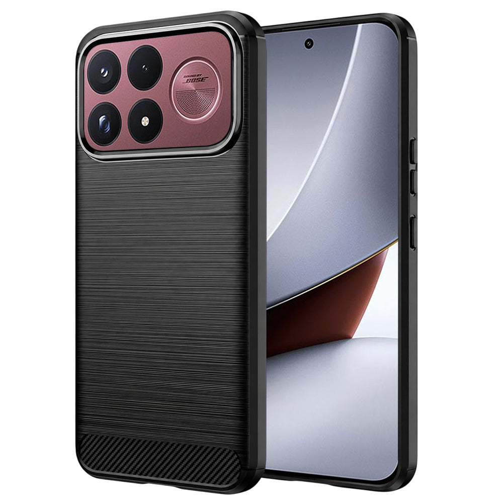 Capa para Xiaomi Poco F9 Ultra, Techsuit, Carbono, Preta