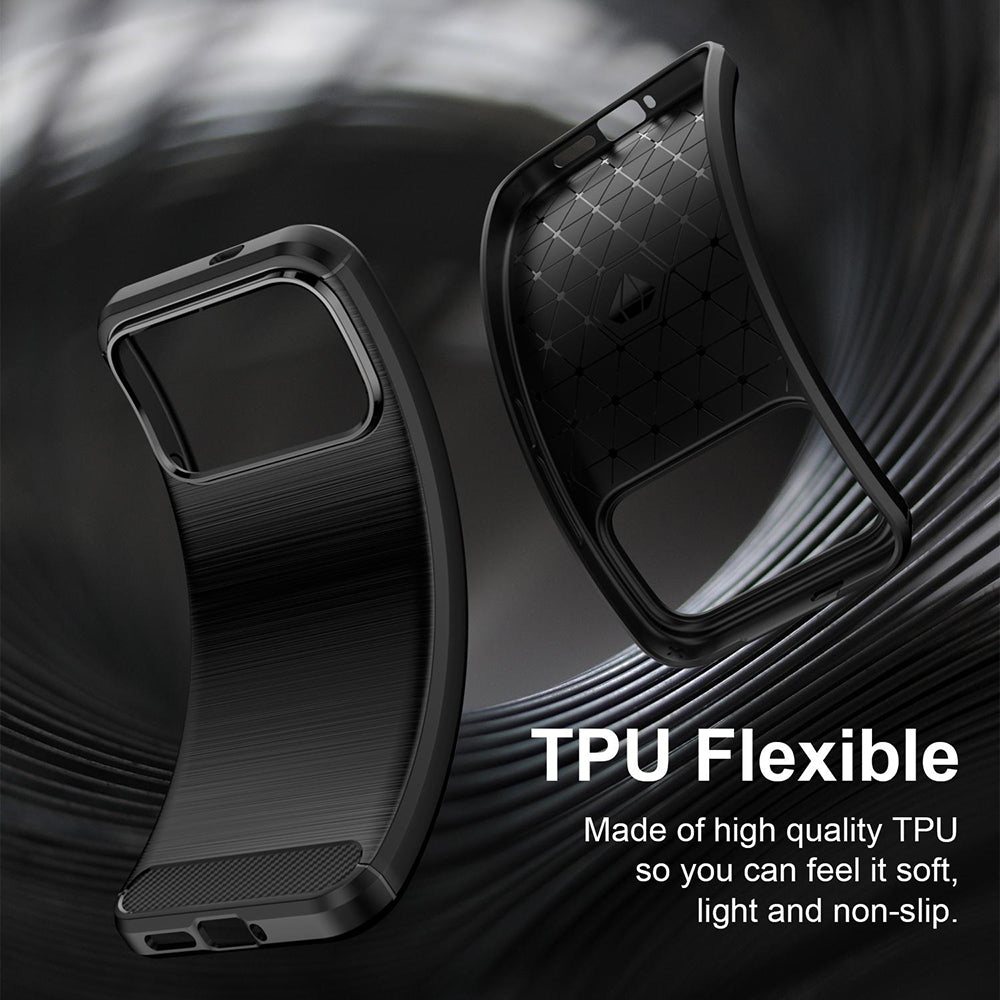 Capa para Xiaomi Poco F9 Ultra, Techsuit, Carbono, Preta