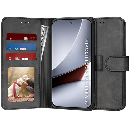 Capa para Xiaomi Poco F9 Ultra, Techsuit, Diary Book, Preta