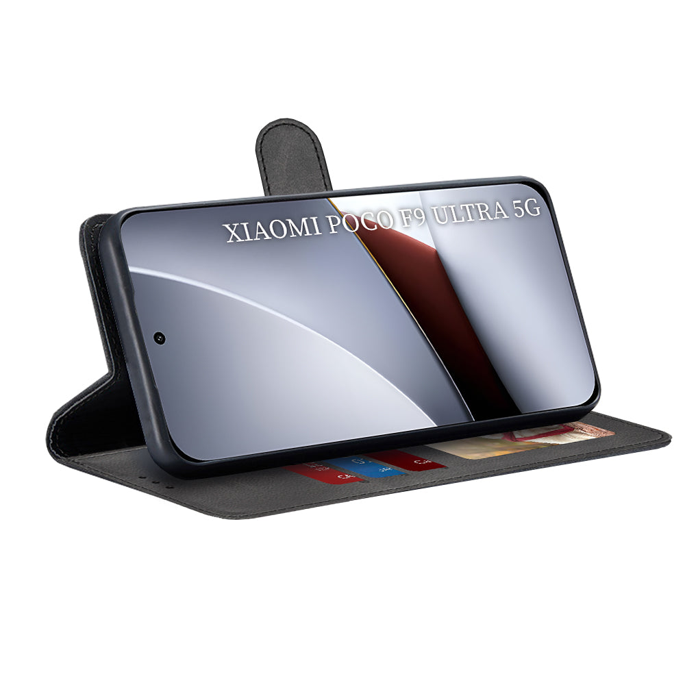 Capa para Xiaomi Poco F9 Ultra, Techsuit, Diary Book, Preta