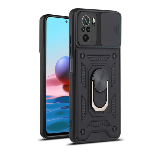Capa para Xiaomi Poco M5s / Redmi Note 10S / Note 10, Techsuit, CamShield, Preta