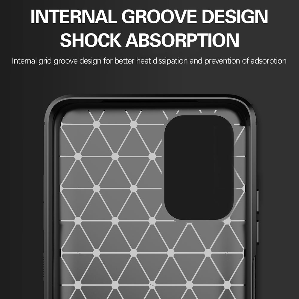 Capa para Xiaomi Poco M5s / Redmi Note 10S / Note 10, Techsuit, Carbono, Preta