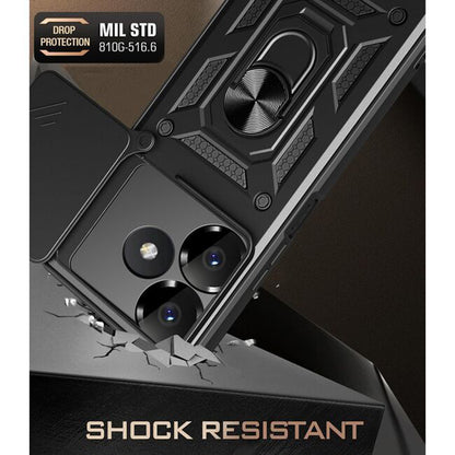 Capa para Xiaomi Poco M6 4G / Redmi 13, Techsuit, CamShield, Preta