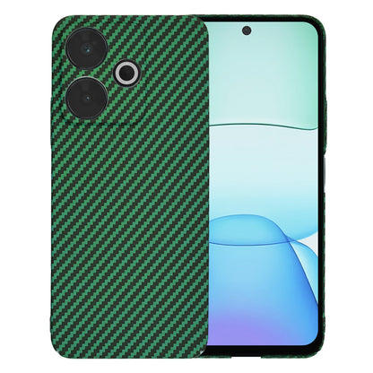 Capa para Xiaomi Poco M6 4G / Redmi 13, Techsuit, Carbonite FiberShell, Verde