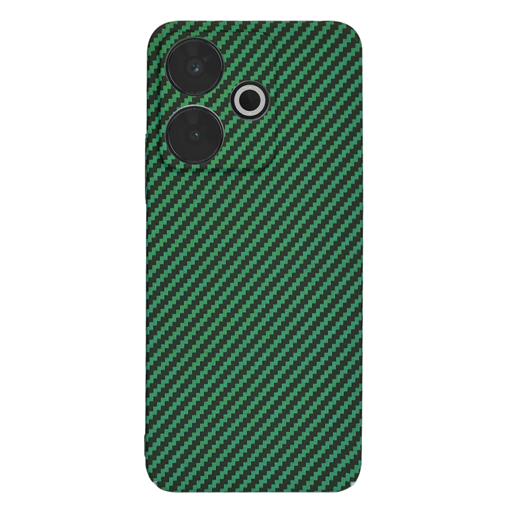 Capa para Xiaomi Poco M6 4G / Redmi 13, Techsuit, Carbonite FiberShell, Verde