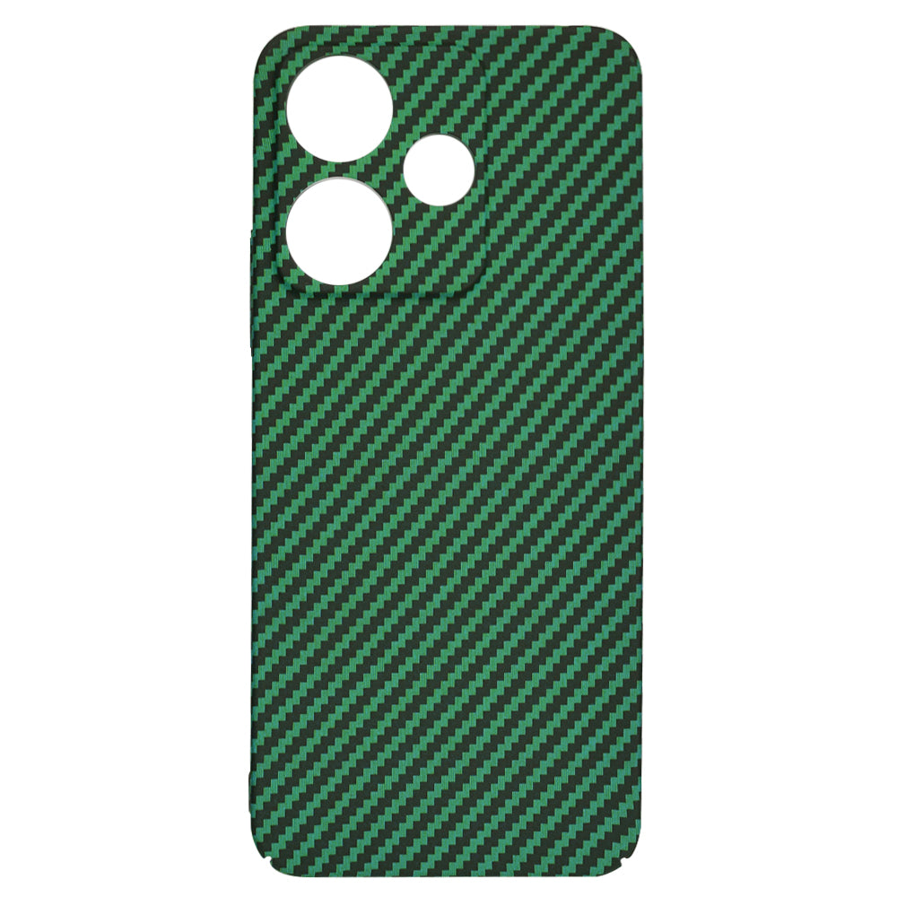 Capa para Xiaomi Poco M6 4G / Redmi 13, Techsuit, Carbonite FiberShell, Verde
