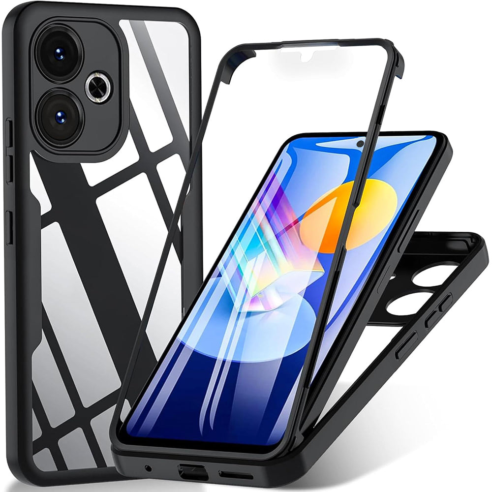 Capa para Xiaomi Poco M6 4G / Redmi 13, Techsuit, ColorVerse 360, Preta