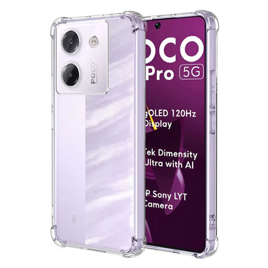 Capa para Xiaomi Poco M7 Pro 5G, Techsuit, Shockproof Clear, Transparente