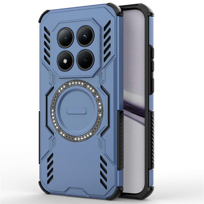 Capa MagSafe para Xiaomi Poco M8 Pro / Redmi Note 15 Pro+ 5G, Techsuit, ArmorMag, Azul