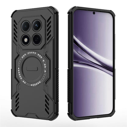 Capa MagSafe para Xiaomi Poco M8 Pro / Redmi Note 15 Pro+ 5G, Techsuit, ArmorMag, Preta