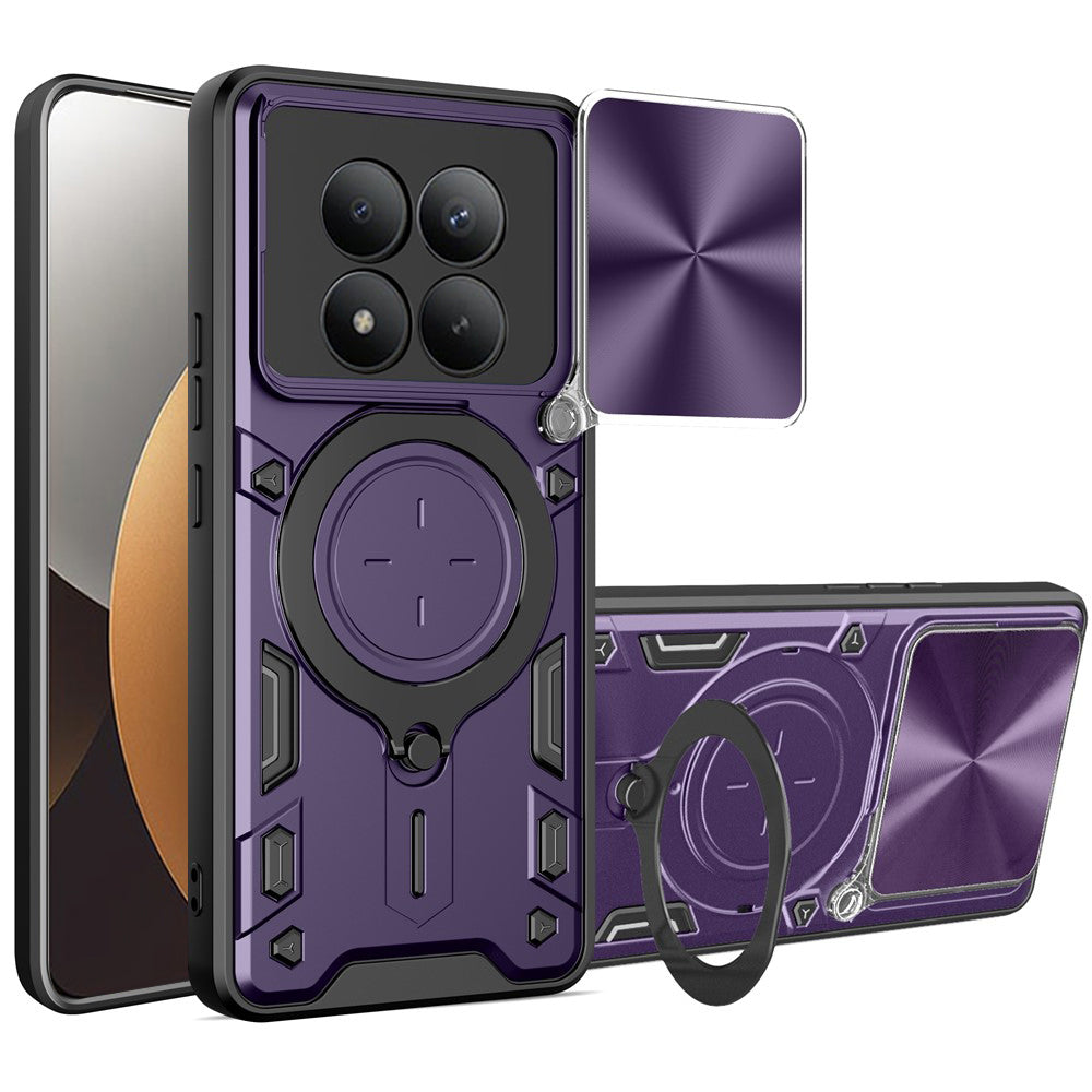 Capa para Xiaomi Poco M8 Pro / Redmi Note 15 Pro+ 5G, Techsuit, CamGuard Pro, Roxo