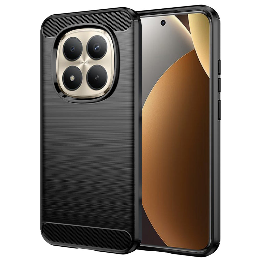 Capa para Xiaomi Poco M8 Pro / Redmi Note 15 Pro+ 5G, Techsuit, Carbono, Preta