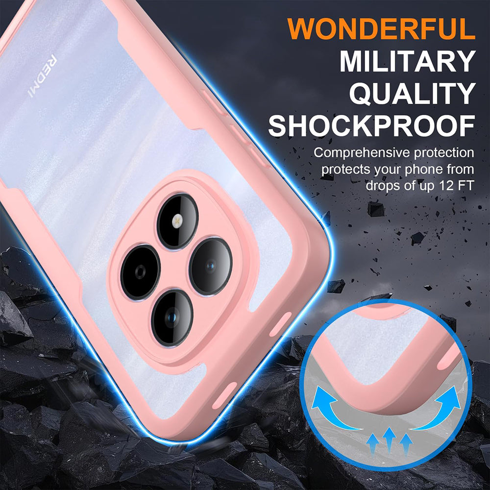 Capa para Xiaomi Poco M8 Pro / Redmi Note 15 Pro+ 5G, Techsuit, ColorVerse 360, Rosa