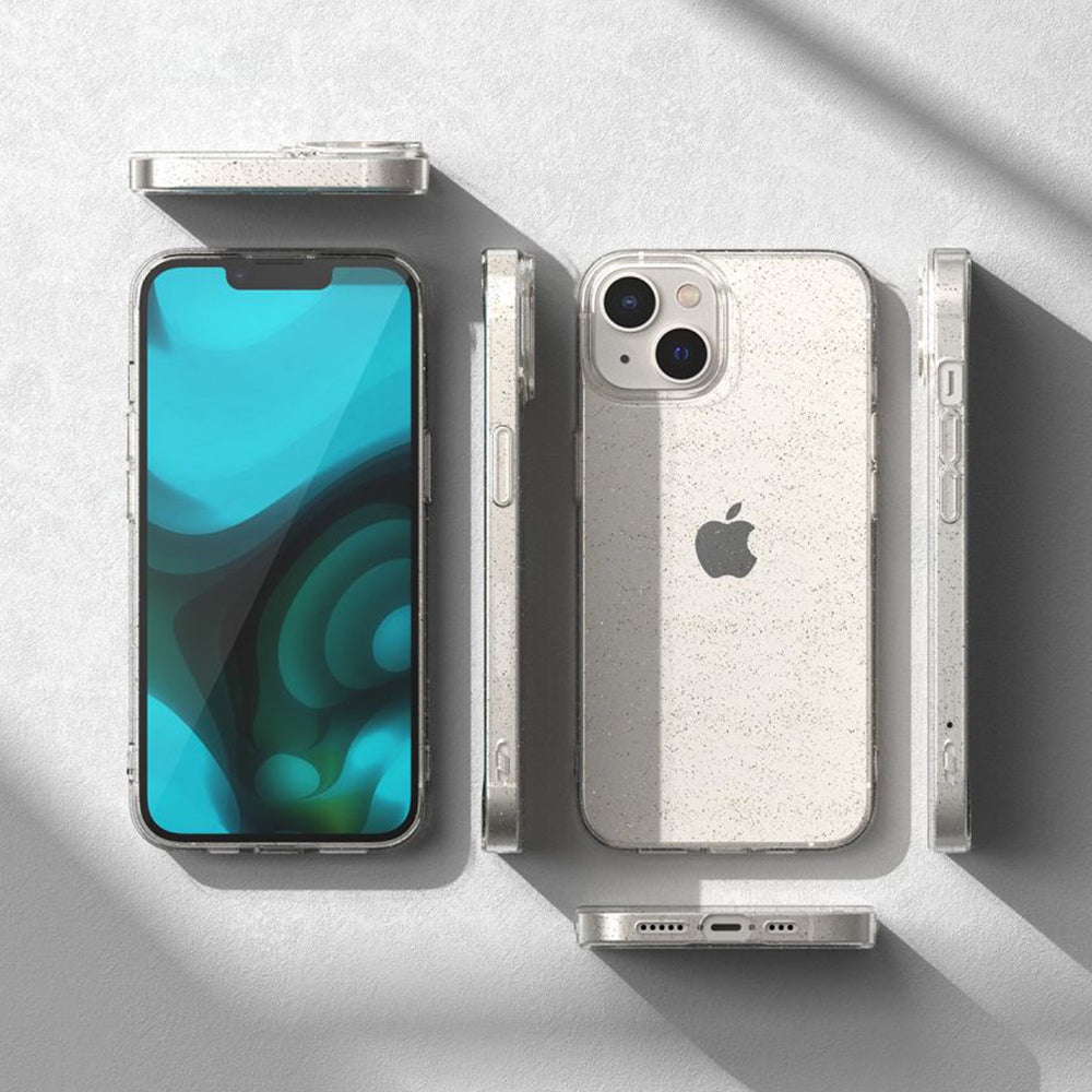 Case for Xiaomi Poco M8 Pro / Redmi Note 15 Pro+ 5G, Techsuit, SparkleSkin, Transparent