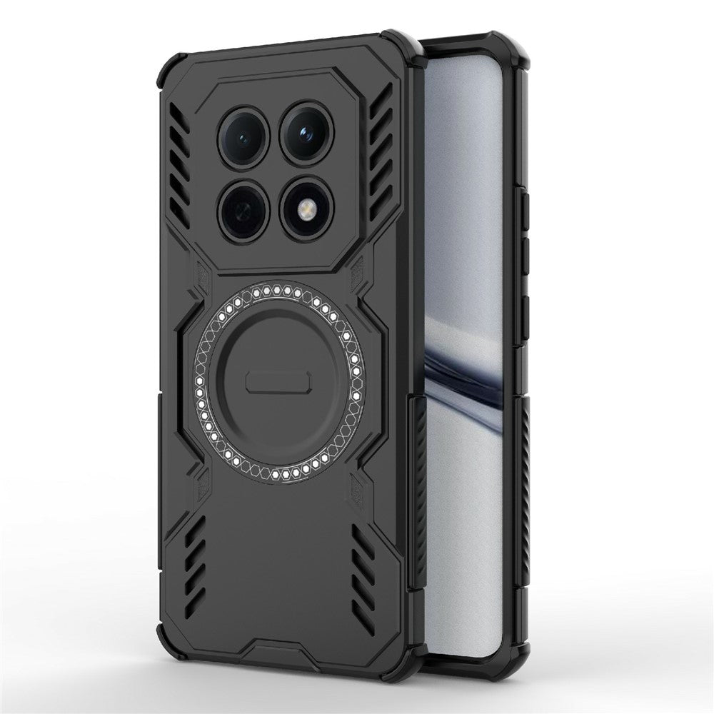Capa MagSafe para Xiaomi Poco M8 / Redmi Note 15 5G, Techsuit, ArmorMag, Preta