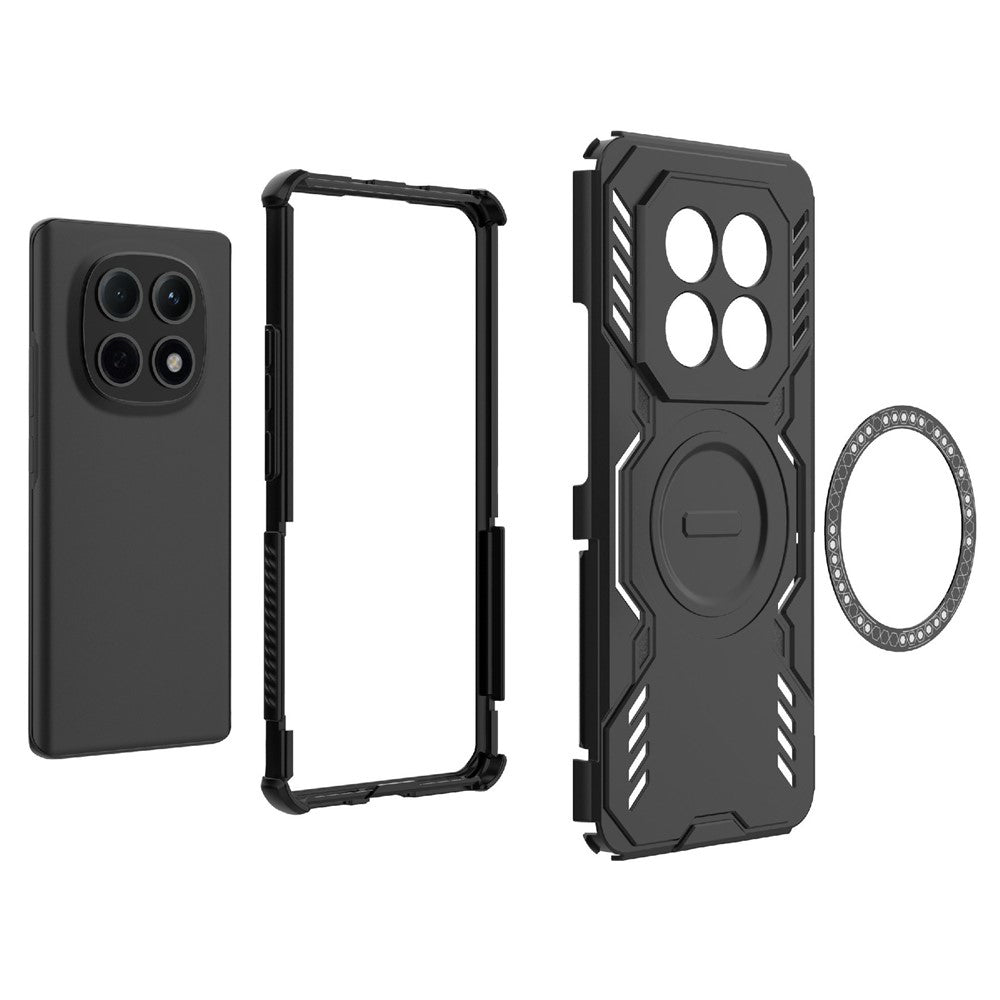 Capa MagSafe para Xiaomi Poco M8 / Redmi Note 15 5G, Techsuit, ArmorMag, Preta