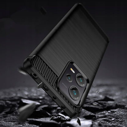 Capa para Xiaomi Poco X5 / Note 12 5G, Techsuit, Carbono, Preta
