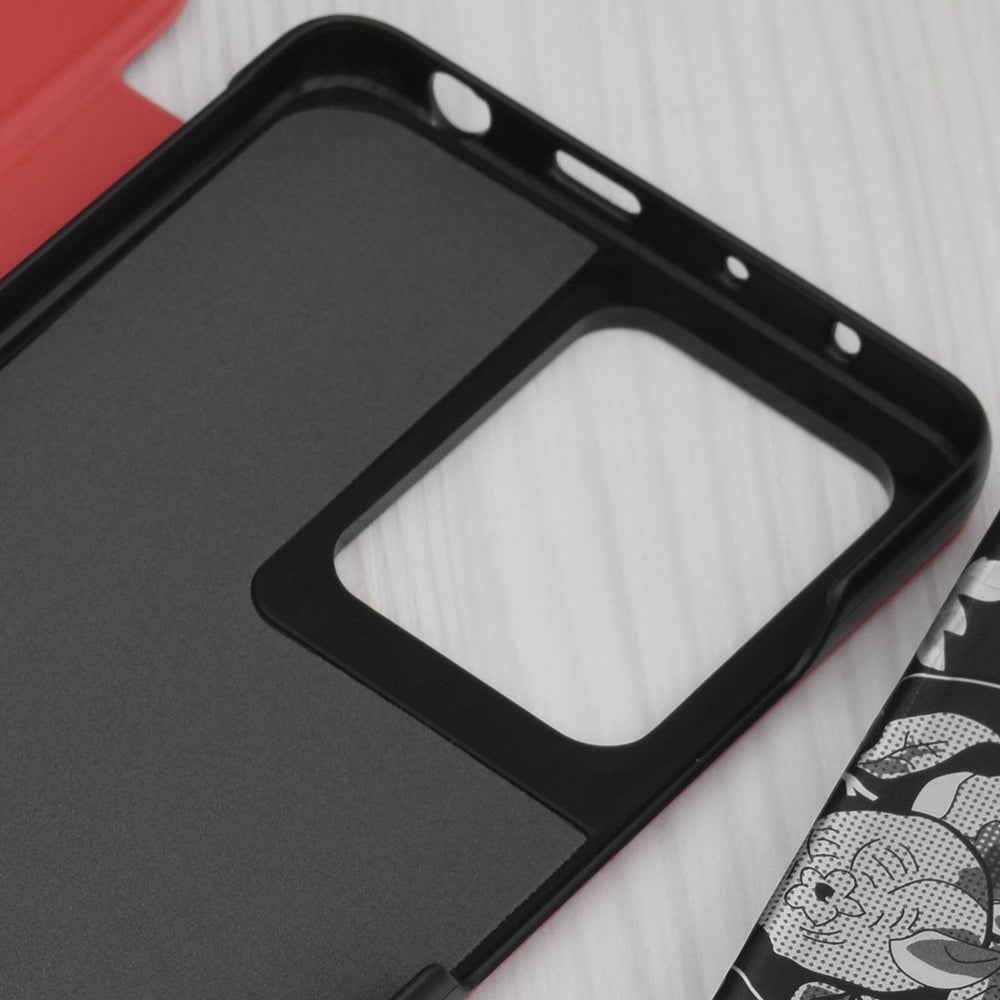 Capa para Xiaomi Poco X5 Pro / Redmi Note 12 Pro 5G, Techsuit, eFold, Vermelha