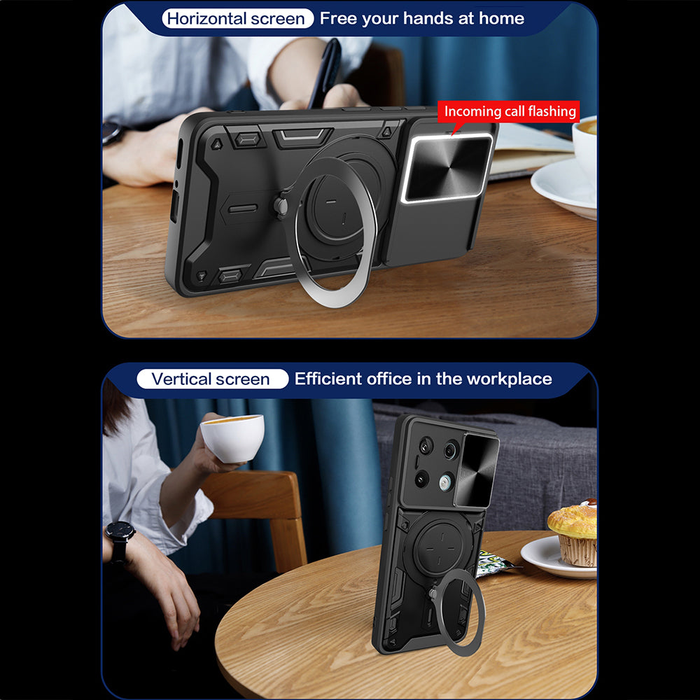 Capa para Xiaomi Poco X6 / Note 13 Pro 5G, Techsuit, CamGuard Pro, Preta