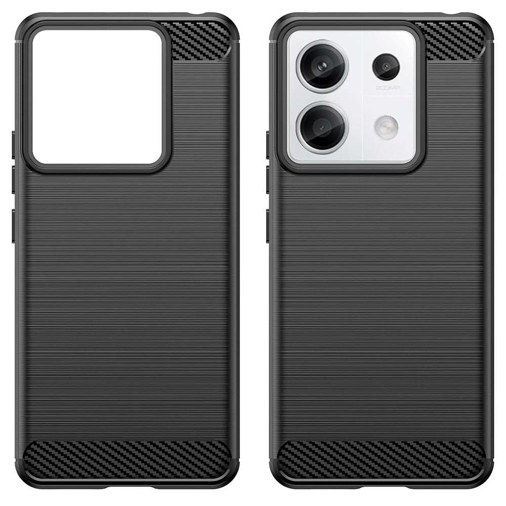 Capa para Xiaomi Poco X6 / Note 13 Pro 5G, Techsuit, Carbono, Preta
