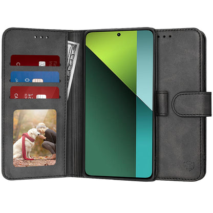 Capa para Xiaomi Poco X6 / Note 13 Pro 5G, Techsuit, Diary Book, Preta