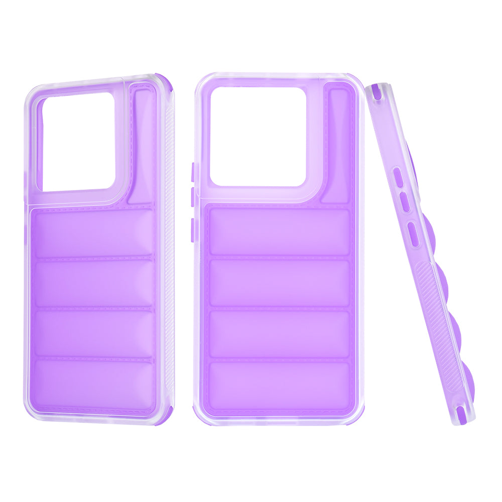 Capa para Xiaomi Poco X6 / Note 13 Pro 5G, Techsuit, Wave Shield, Roxo