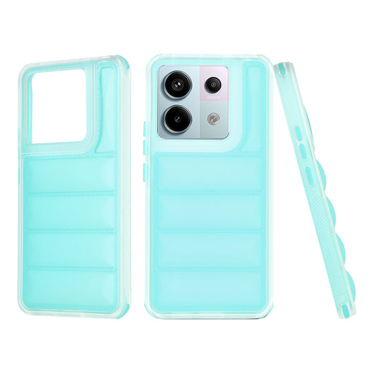 Capa para Xiaomi Poco X6 / Note 13 Pro 5G, Techsuit, Wave Shield, Turquesa