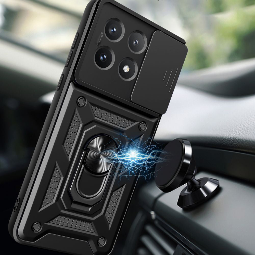 Capa para Xiaomi Poco X6 Pro, Techsuit, CamShield, Preta