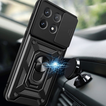 Capa para Xiaomi Poco X6 Pro, Techsuit, CamShield, Preta